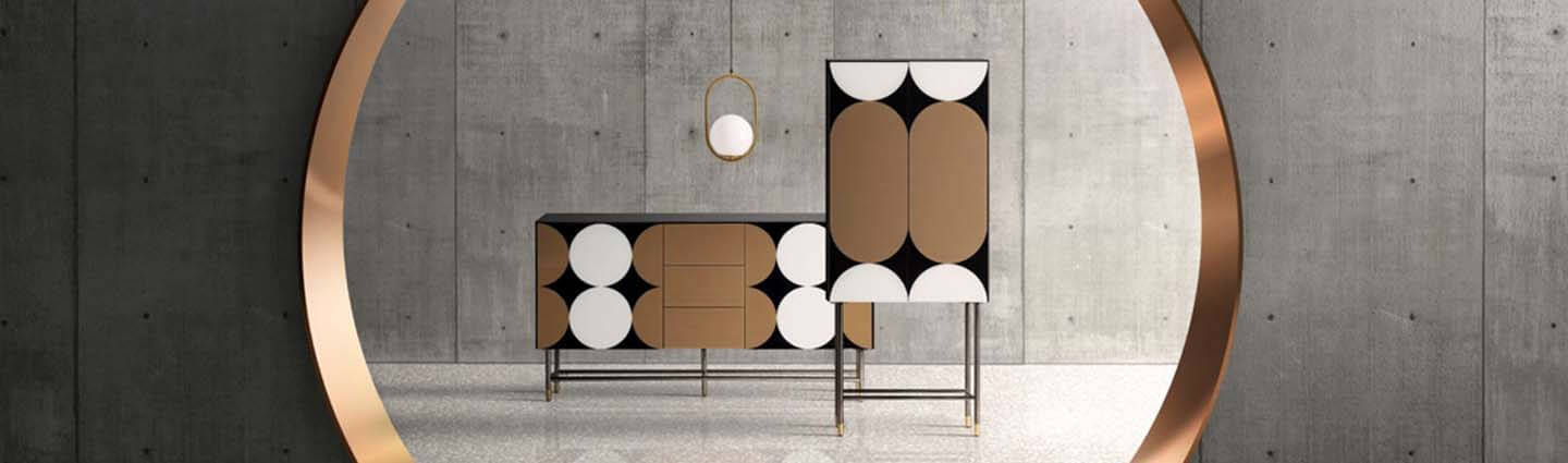 Art Deco Furniture, Bold colour living room furniture, designer sideboards, designer furniture art nouveau