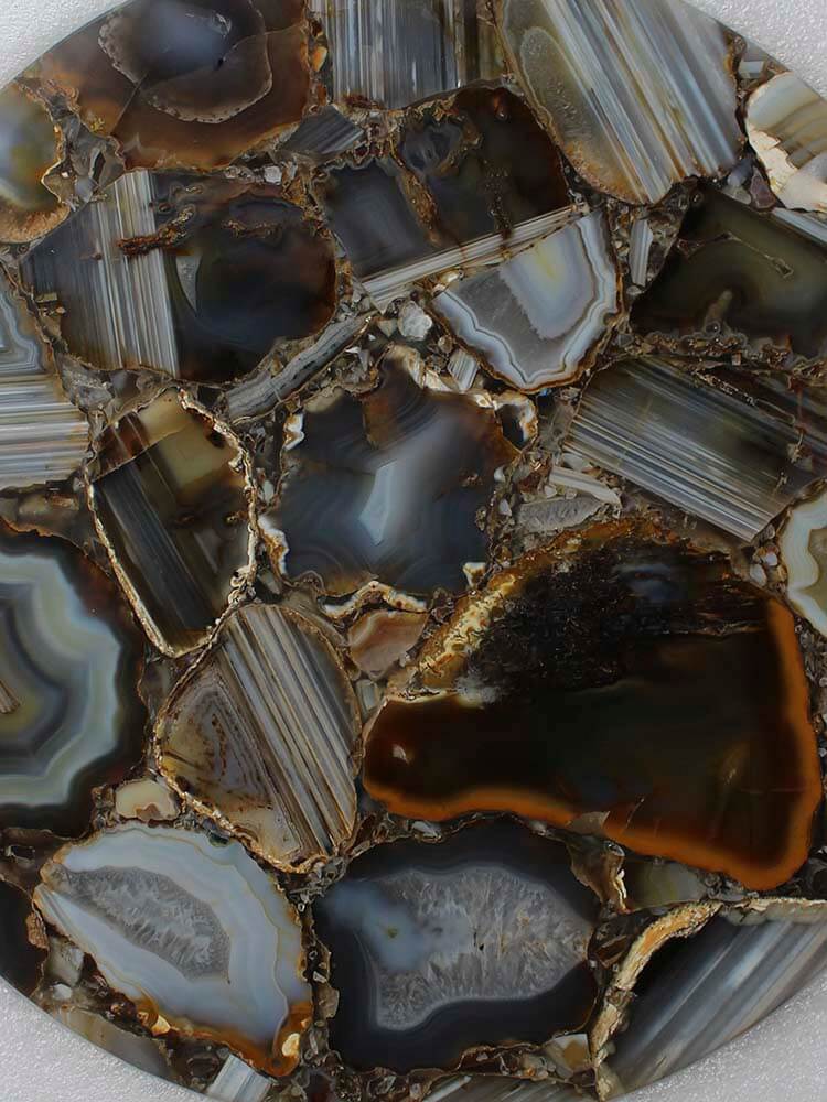 Round Coffee Table made of Nickle