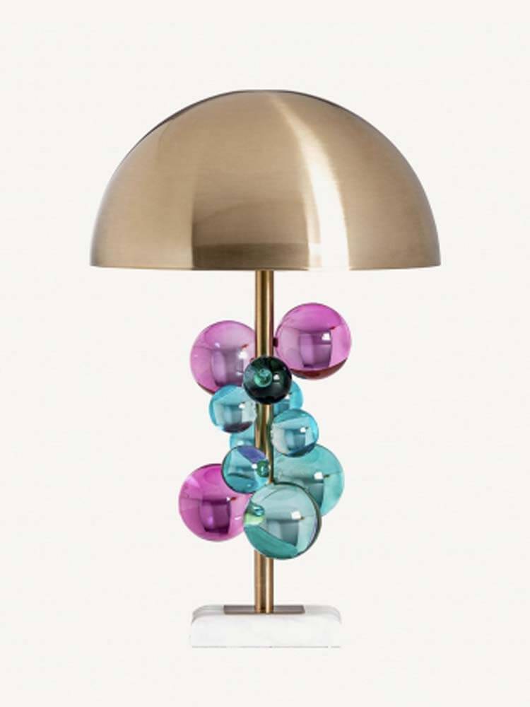 Floor Standing Light, Multi Colour Crystal Ball Floor Lamp, 160cm