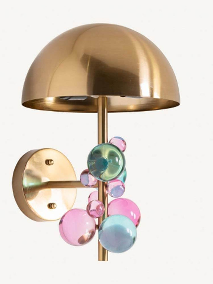 Floor Standing Light, Multi Colour Crystal Ball Floor Lamp, 160cm