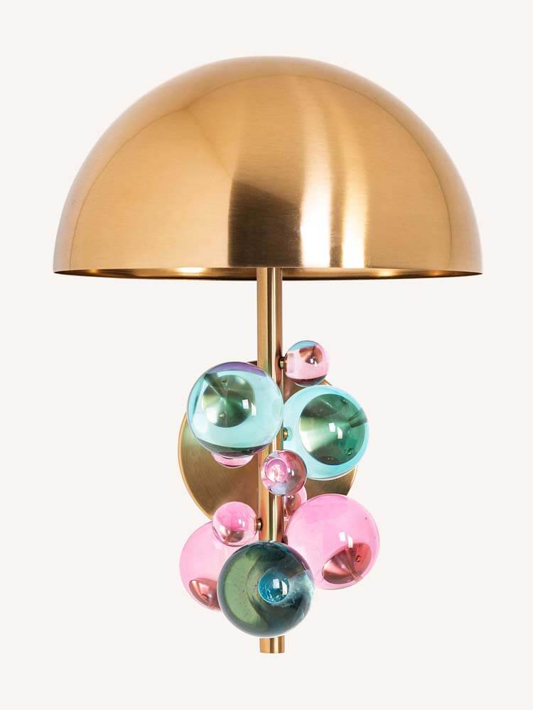 Wall Scone Lights, Art Deco Crystal Wall Lamp, 38cm