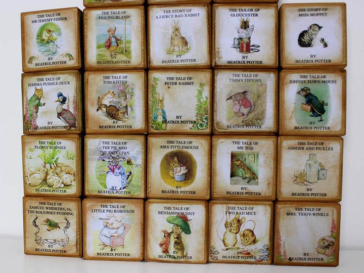Beatrix Potter Original Tales 1-23 Wooden Story Blocks