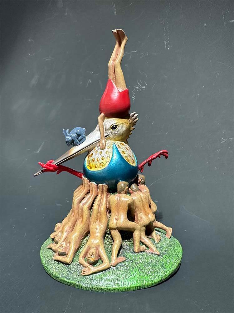 Bird in a blue egg, Hieronymus Bosch