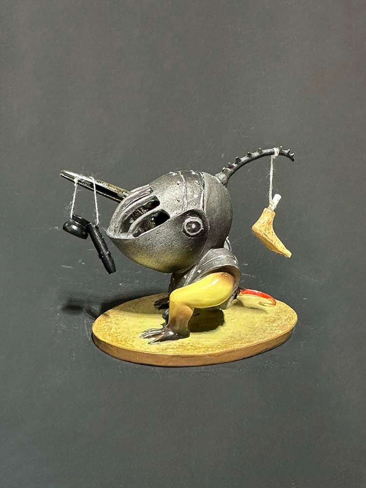 Hieronymus Bosch, Helmeted Bird Monster In The Garden of Earthly Delights Sculpture