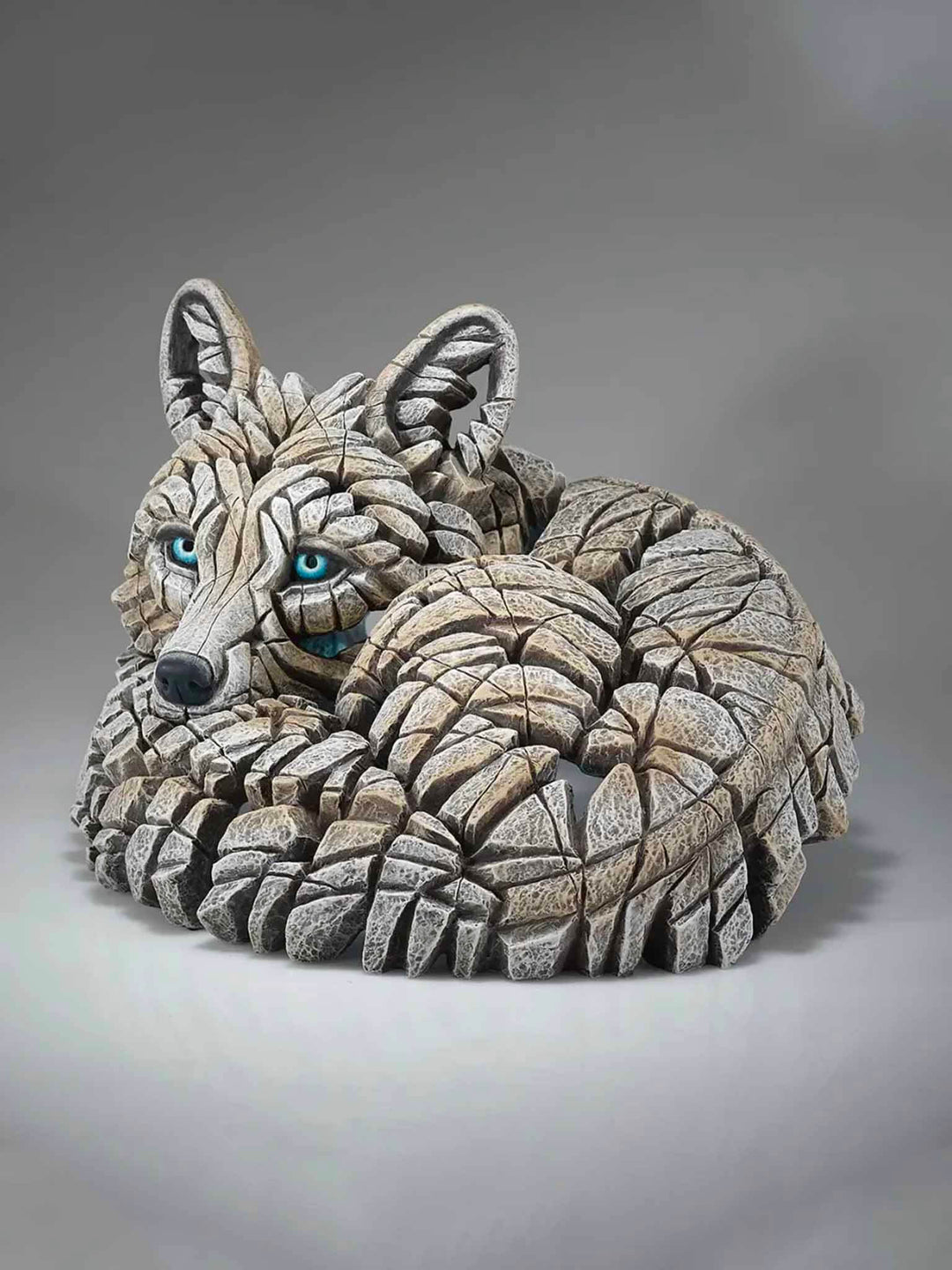 Edge Sculpture New white fox