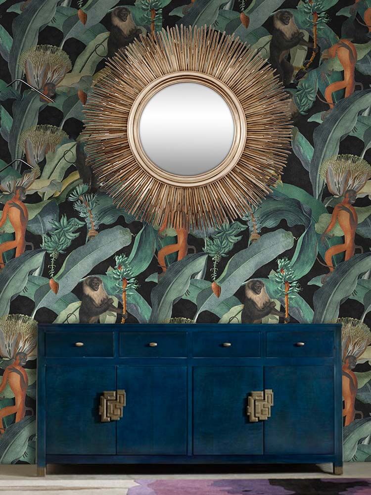 Soleil Mirror, Champagne Gold Starburst Mirror Large Sun Wall Mirror