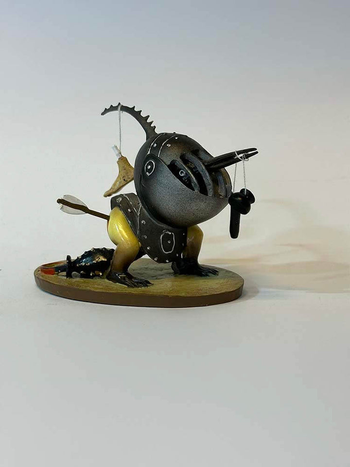 Hieronymus Bosch Sculptures, Helmeted Bird Monster In The Garden of Earthly Delights Sculpture