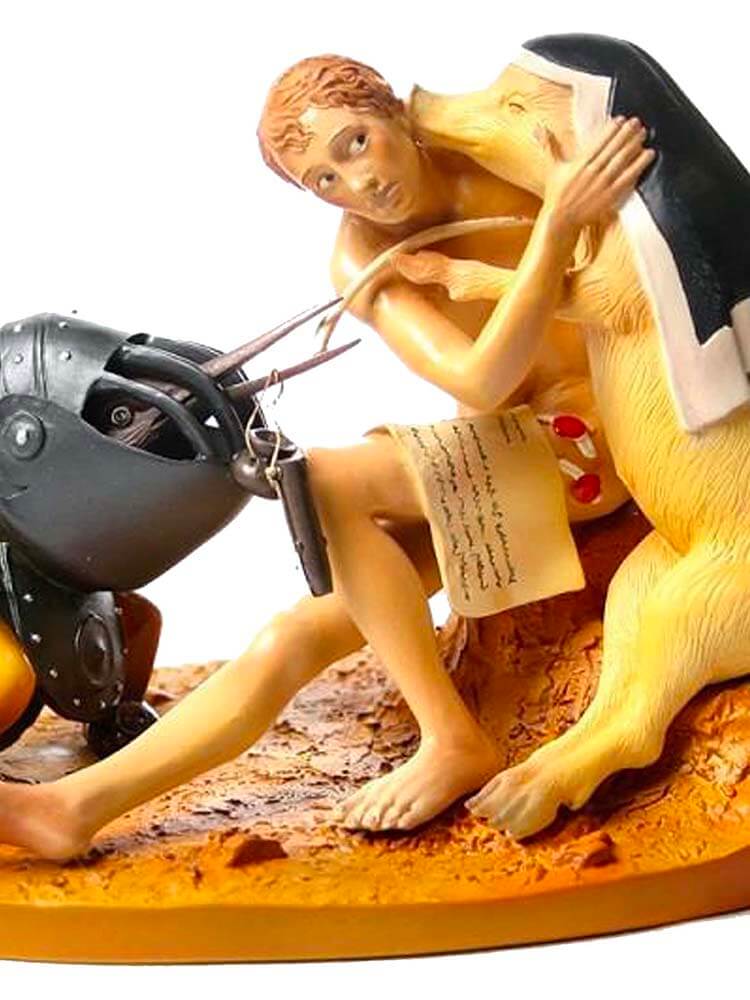 Pig monster in nun’s habit from Bosch’s Garden of Earthly Delights