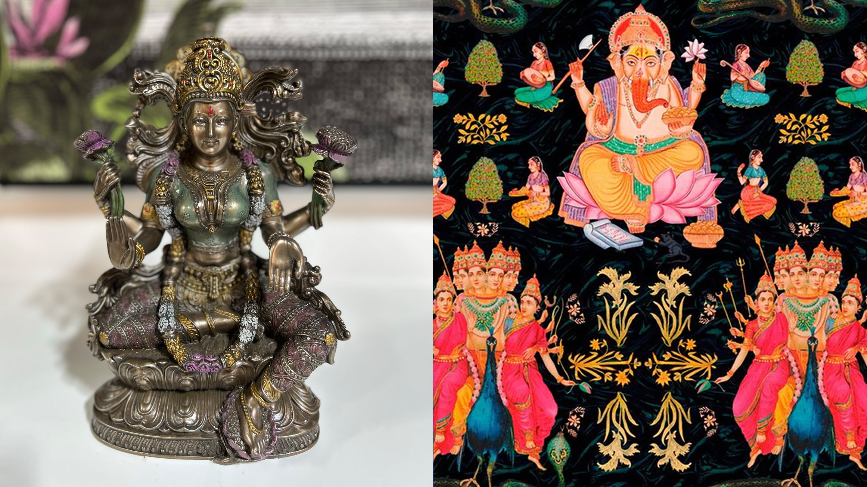 Hindu Gods and Goddess Statues, Ganesh Statue, Goddess Lakshmi, Statue of Krishna 