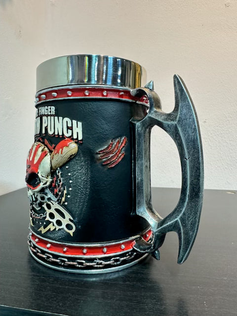 Five Finger Death Punch Tankard - Knuckle Duster Skull Mug