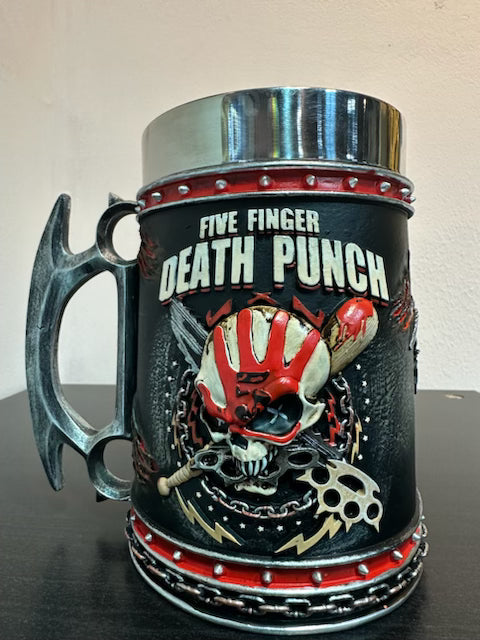 Five Finger Death Punch Tankard - Knuckle Duster Skull Mug