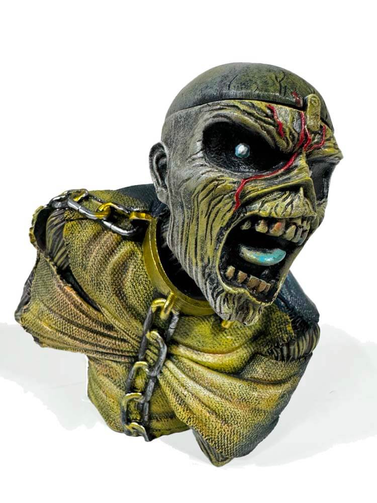 Iron Maiden Official Band Merchandise, Piece of Mind Eddie Bust Box
