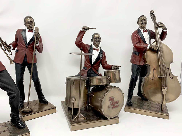 jazz band figurines Bass Player
