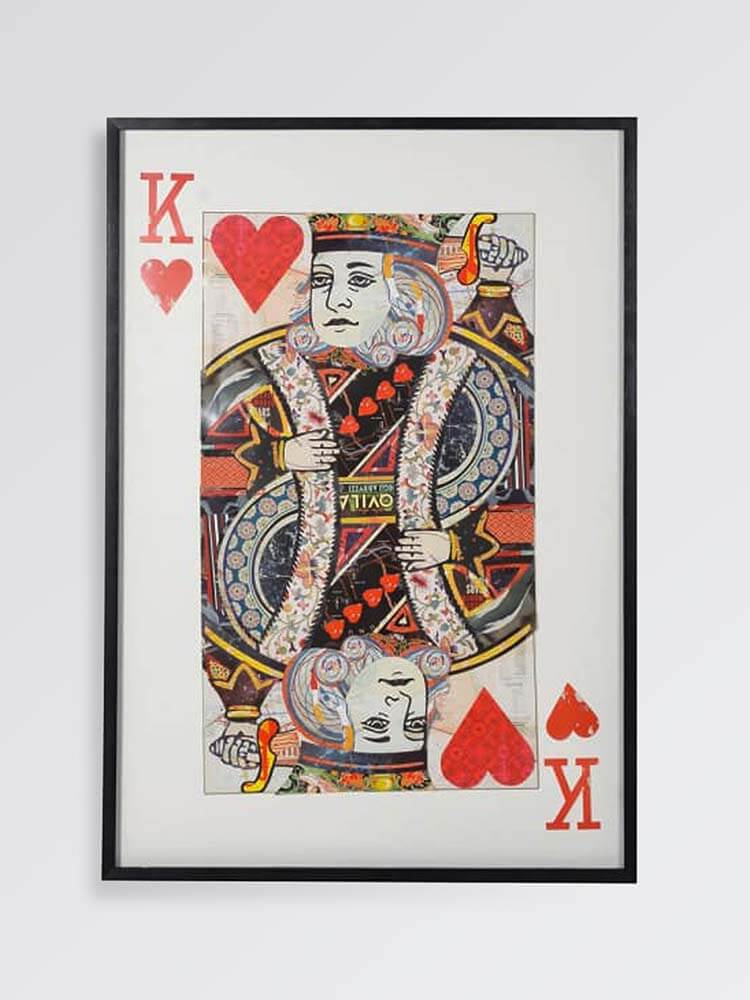 King of Hearts, Collage wall picture extra large
