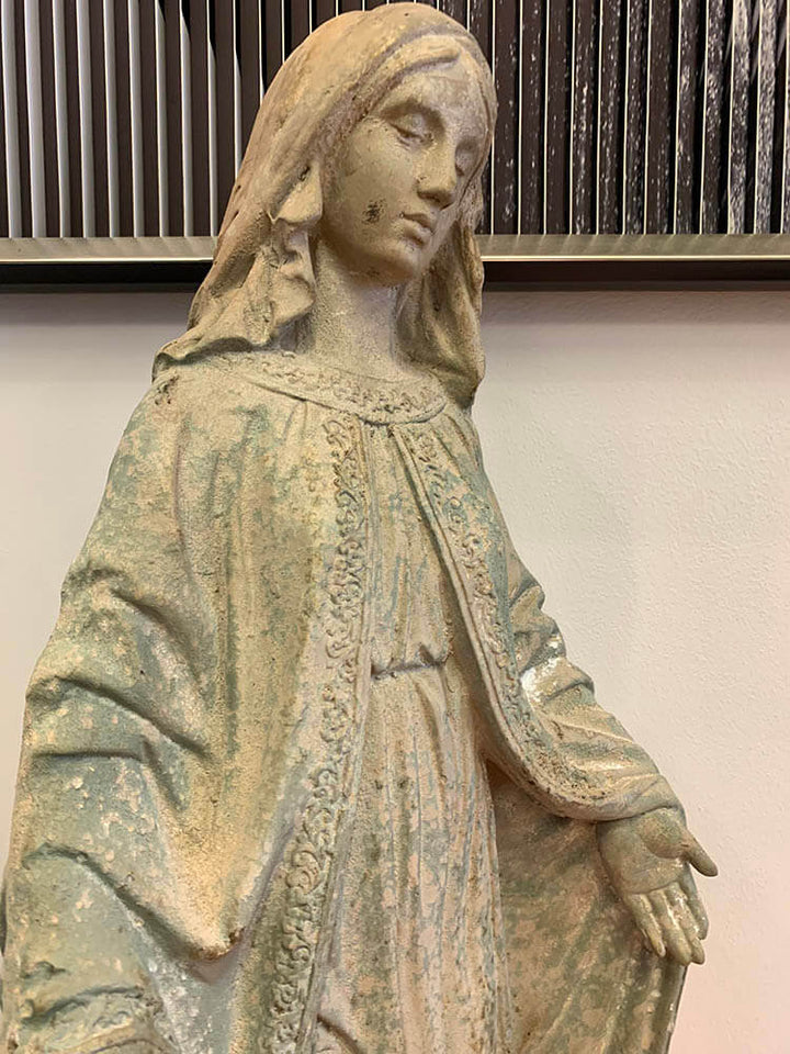 Large Madonna statue