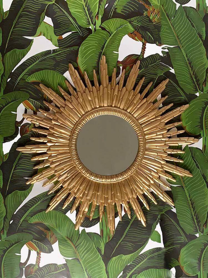 Large gold Sun mirror by The Dutch Hospital