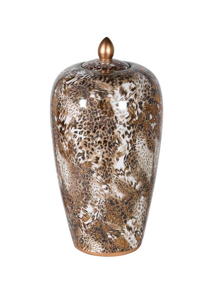 Leopard vase