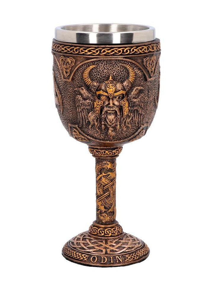 Odin Goblet, Odin Norse God of Wisdom and War Goblet