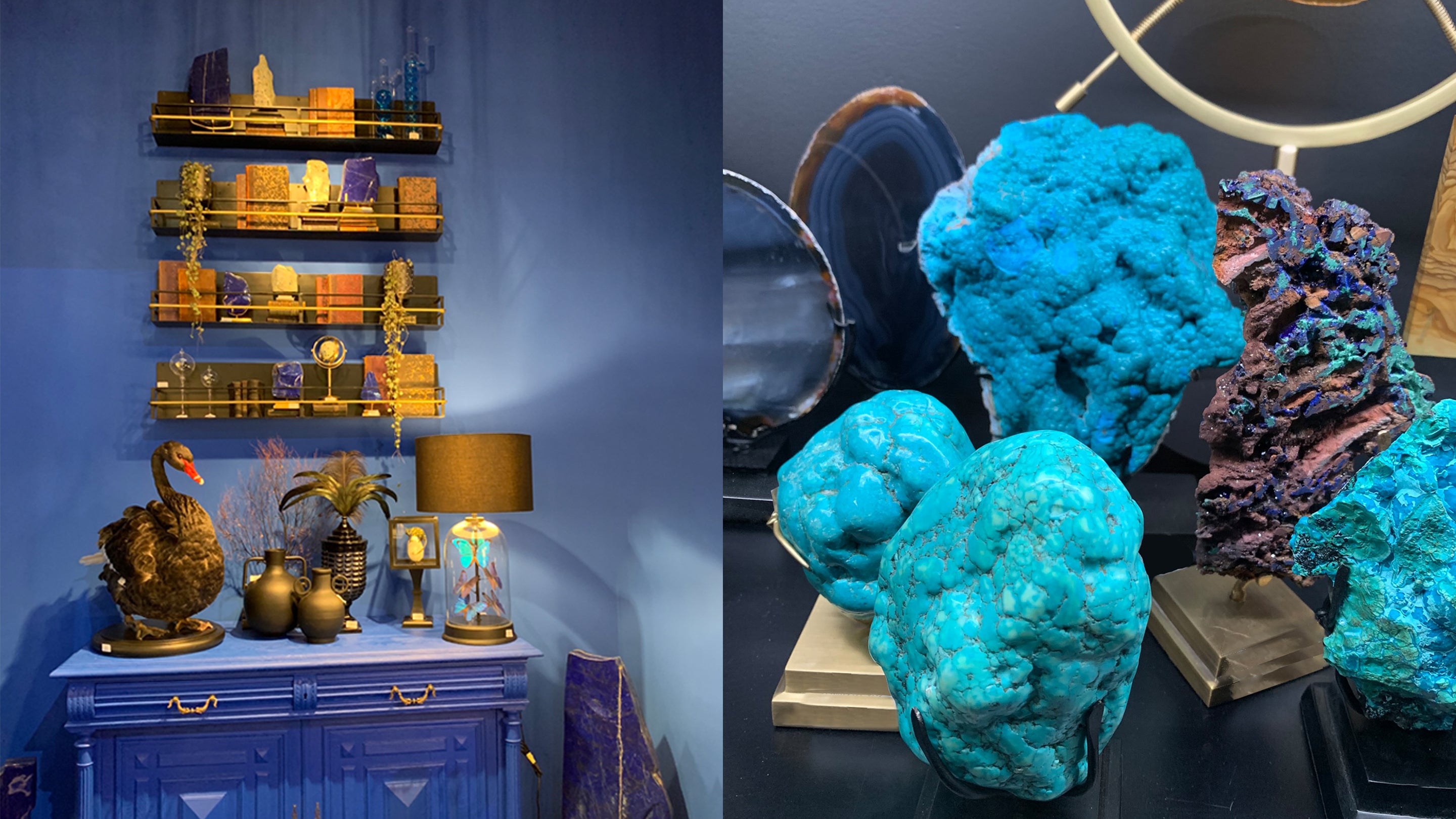 Healing stones, semi-precious stones, silver jewellery, fossils, decorative minerals, crystals