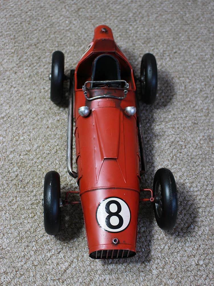 Red Model Racing Car, Retro Sports Car