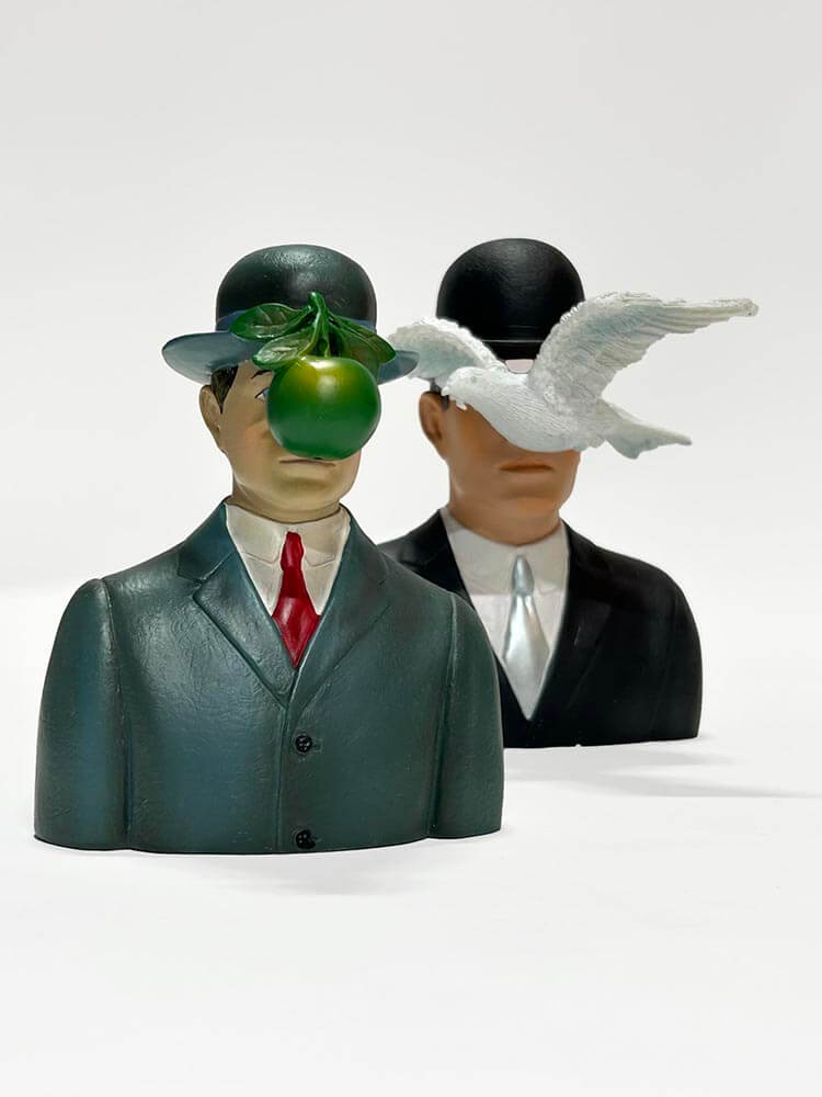 René Magritte Oil on canvas sculpture, art,