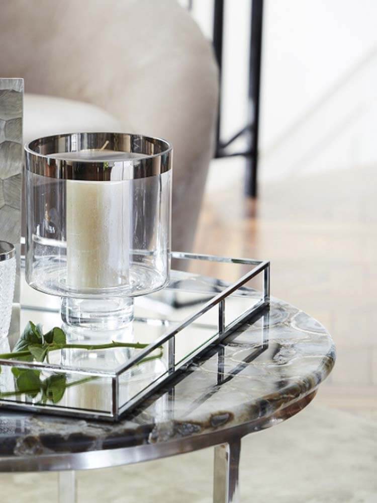 Round Coffee Table Agate