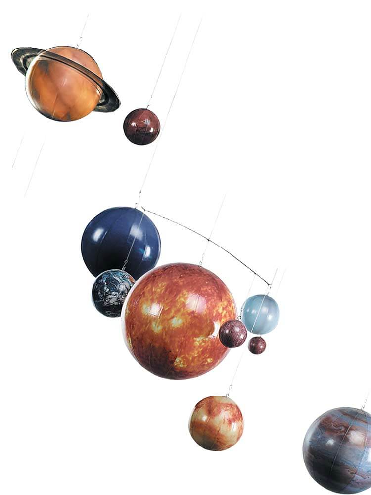 Planet System mobile, Authentic Model Sun, Planets, milky way, galaxy