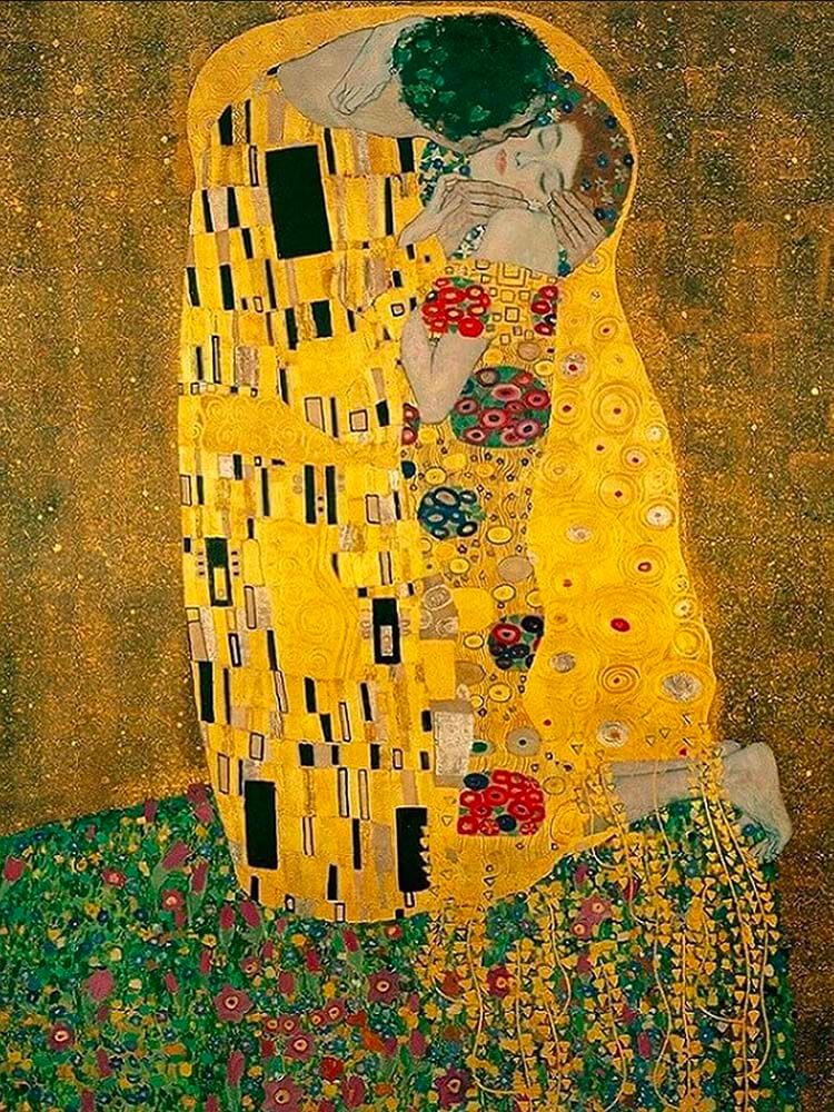 The Kiss By Gustav Klimt painting and sculpture collection