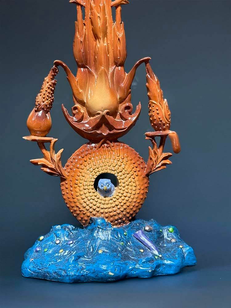 The Paradise Fountain by Hieronymus Bosch figurine, The Dutch Hospital Milton Keynes