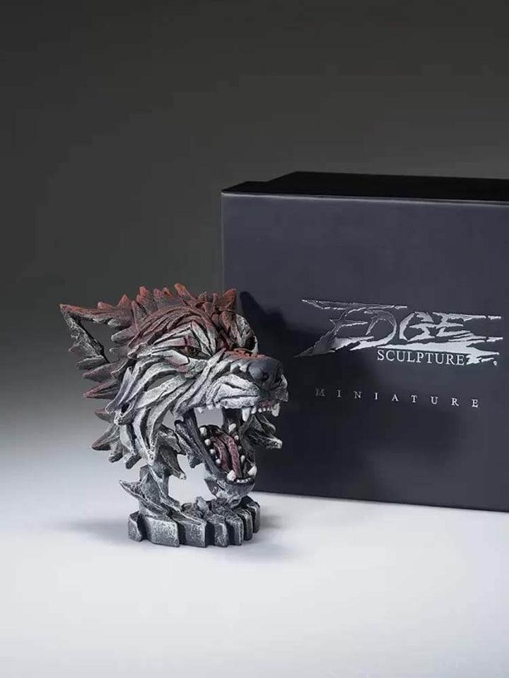 Small wolf head by Edge, The Dutch Hospital Worldwide shipping Edge Sculptures