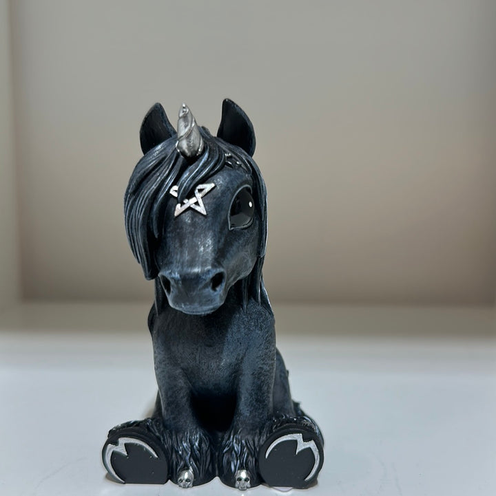Culticorn Gothic  Unicorn Figurine