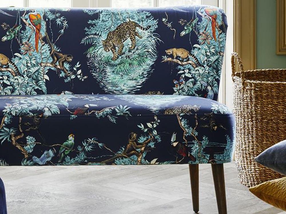 Animal Printed Two Seater Sofa