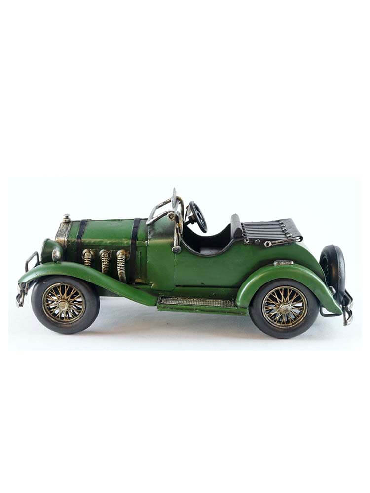 British Racing car model, vintage car model