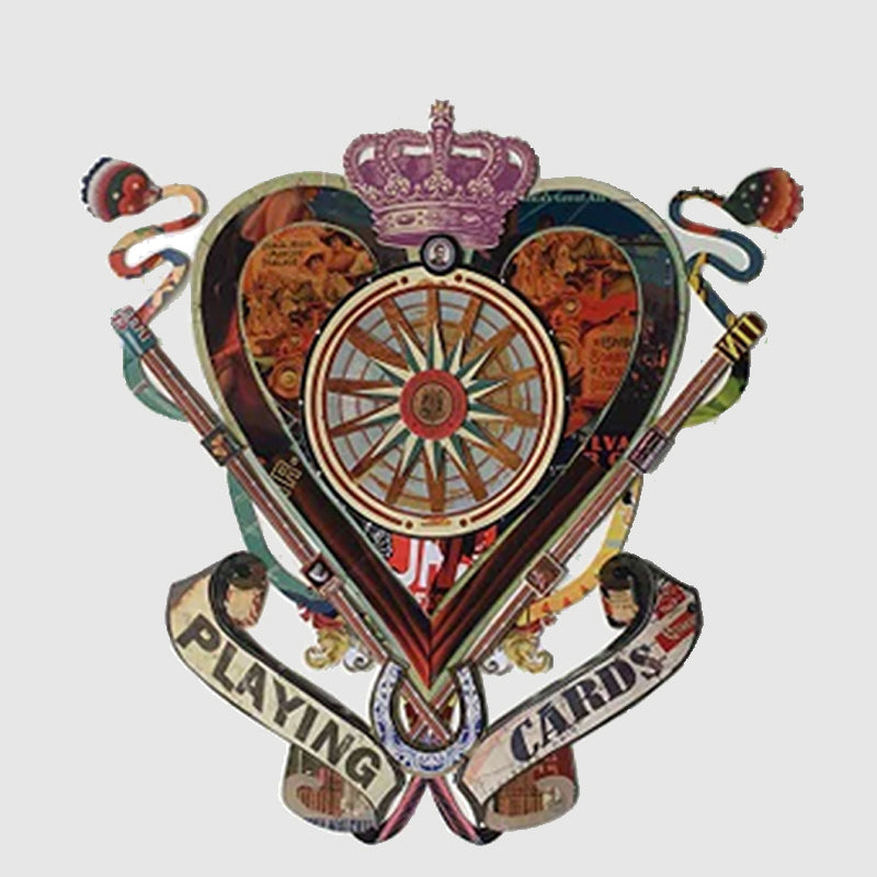 Playing Cards Wall Pictures, 3D Wall Art, King of Heart Picture, Queen of Hearts, Ace Wall Art