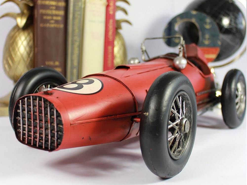 Red Model Racing Car
