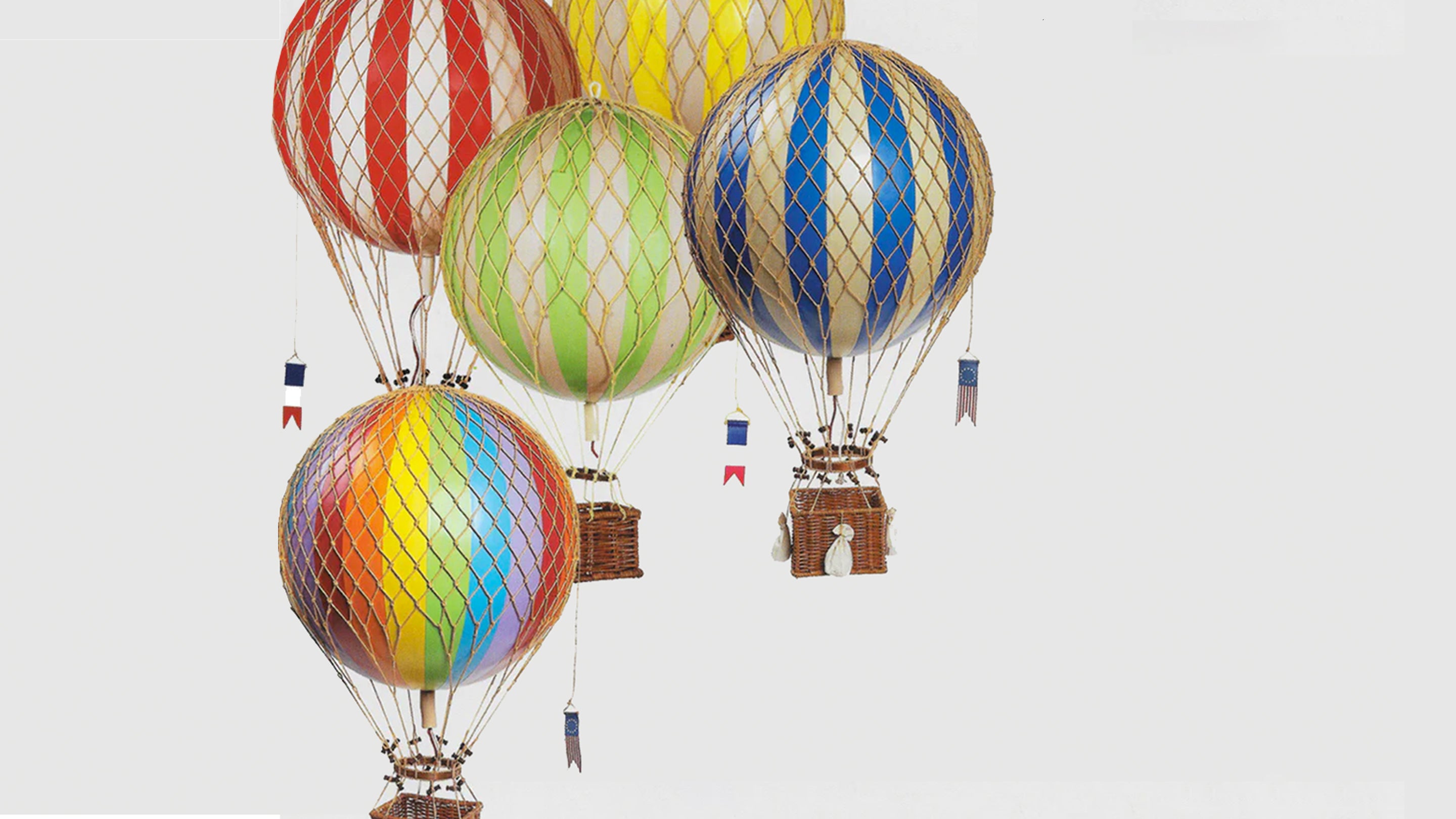 Authentic Model Hot Air Balloons, Hot Air Balloons Cot Mobile, Hot Air Balloon Replica Model