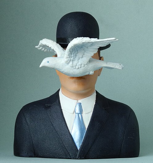 The Man with the Bowler hat Sculpture
