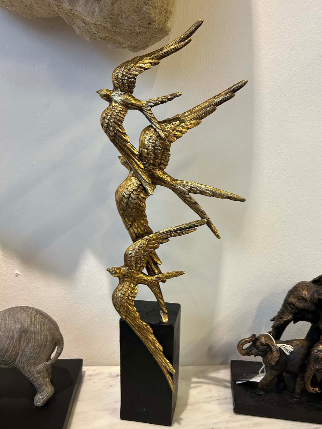 Swallows, Gold Swallow Décor