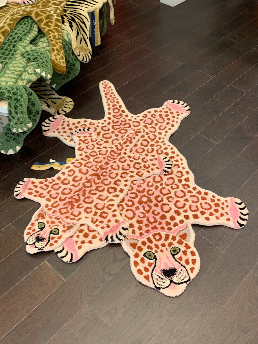 Doing Good leopard rug, leopard rug, pink leopard