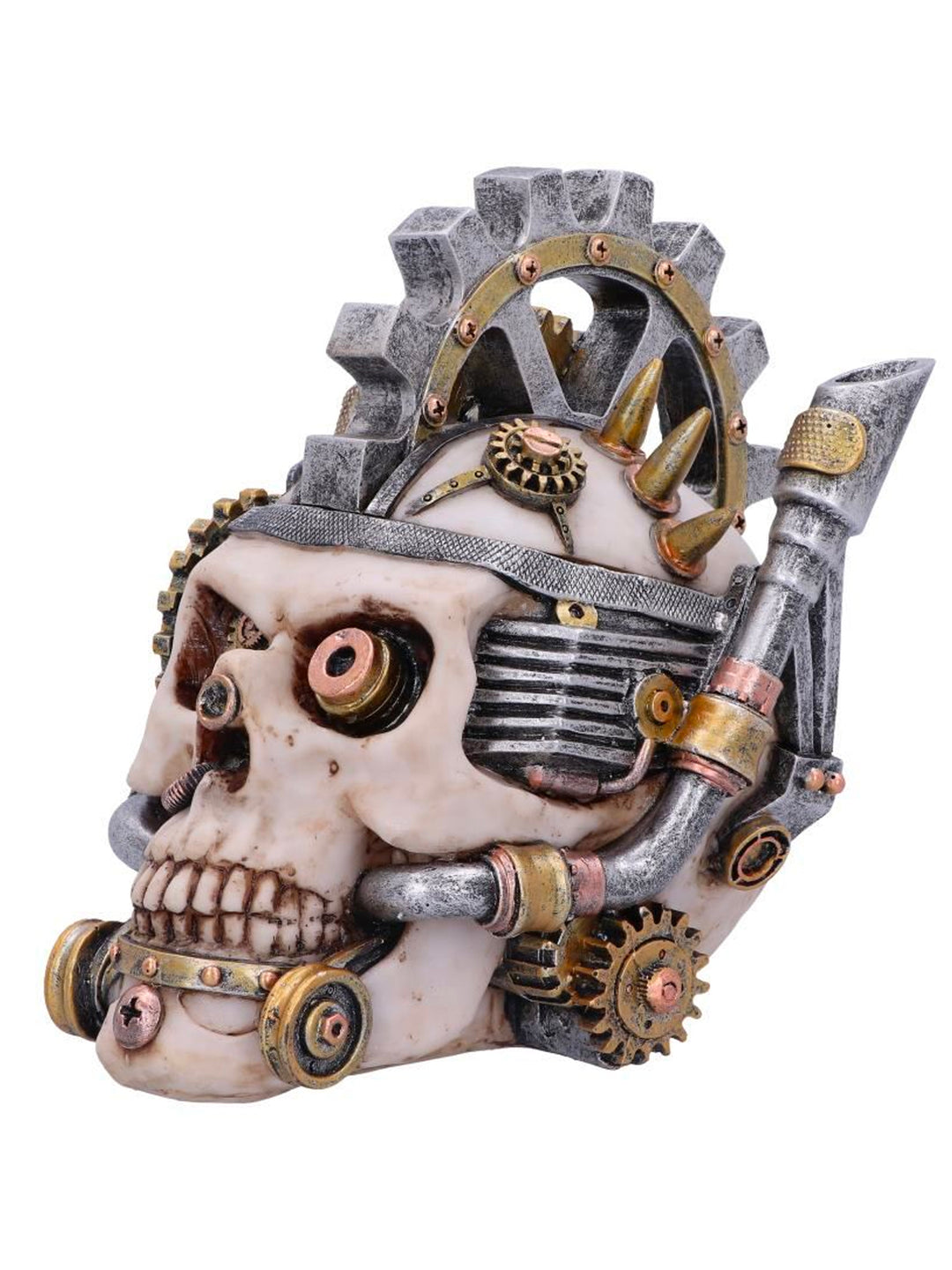 Mechanical Skull, Skull Ornament, Metal Head Skull
