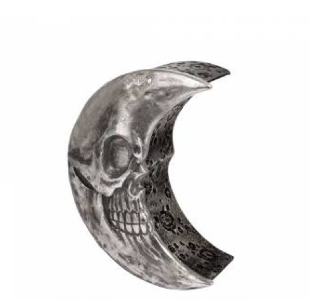 Jewellery Box - Skull Moon Box - Silver