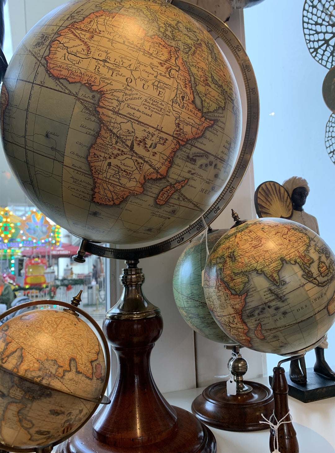 Antique World Globe – Classic Vintage Globe Replica  Weber Costello