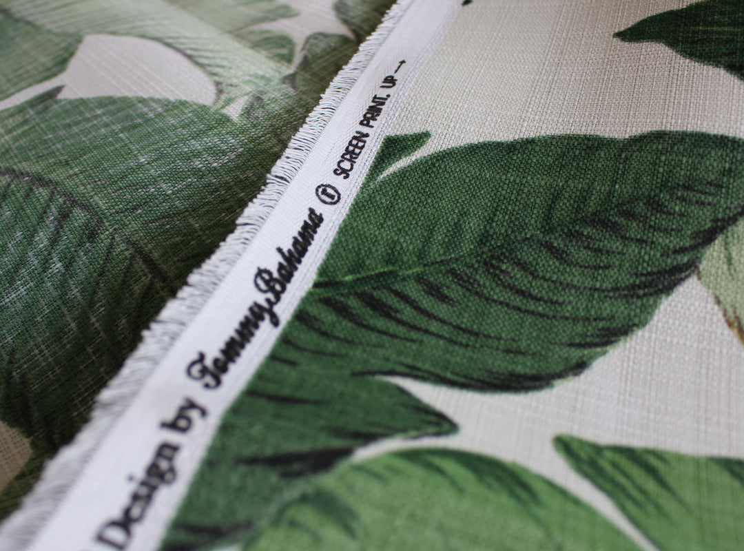 Tommy Bahama Aloe Fabric, Banana Leave Fabric, UV Protected Outdoor Textile