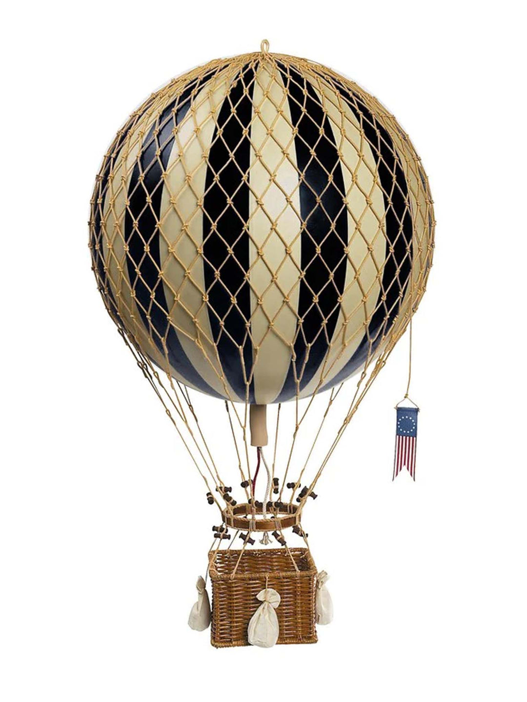 Hot Air Balloon Replica, Multi Colour Vintage Hot Air Balloons, Medium Balloon, 18cm