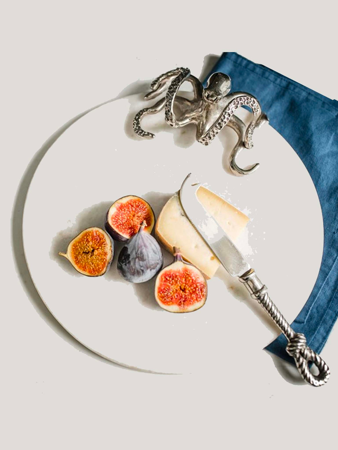 Cheese board, Silver Octopus,  Tableware, Marble Board, Culinary Concepts, Dinnerware. dining room essentials 
