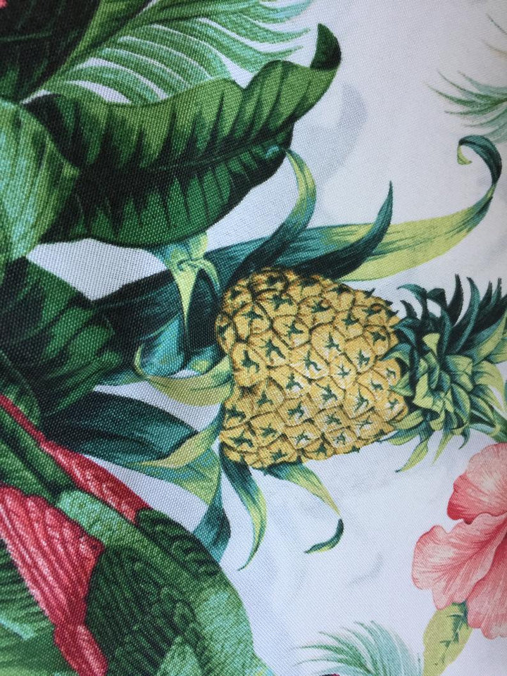 Tommy Bahama OUTDOOR Fabric - Pineapple Hawaii Print - Beach Bounty - Lush Green