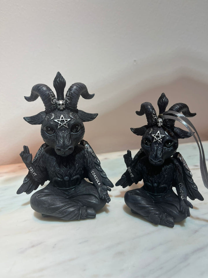 Baphomet, Sabbatic goat, Alchemy, forbidden Knowledge, Small Baphoboo exclusive cult cutie Baphomet figurine
