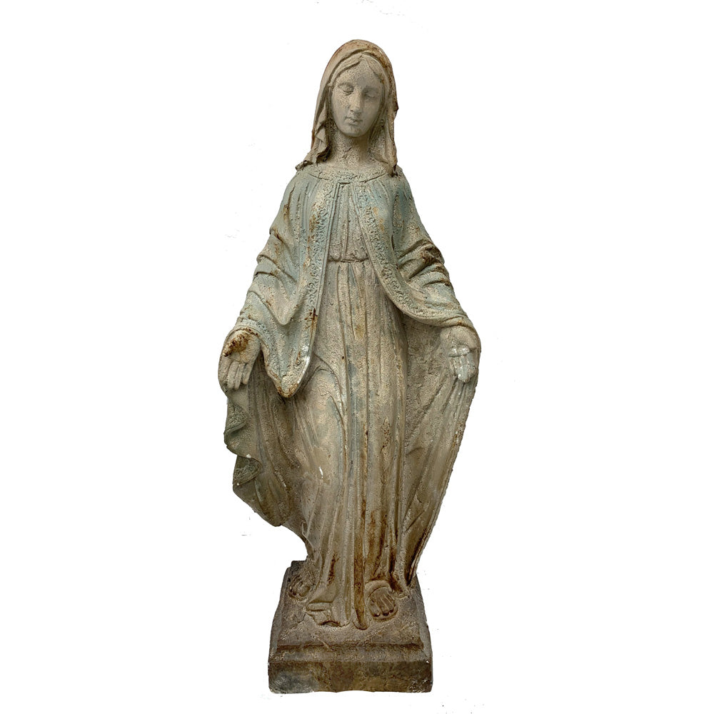 Madonna Statue – Christian Art – Religious Sculptures – ANTIQUED STONE EFFECT