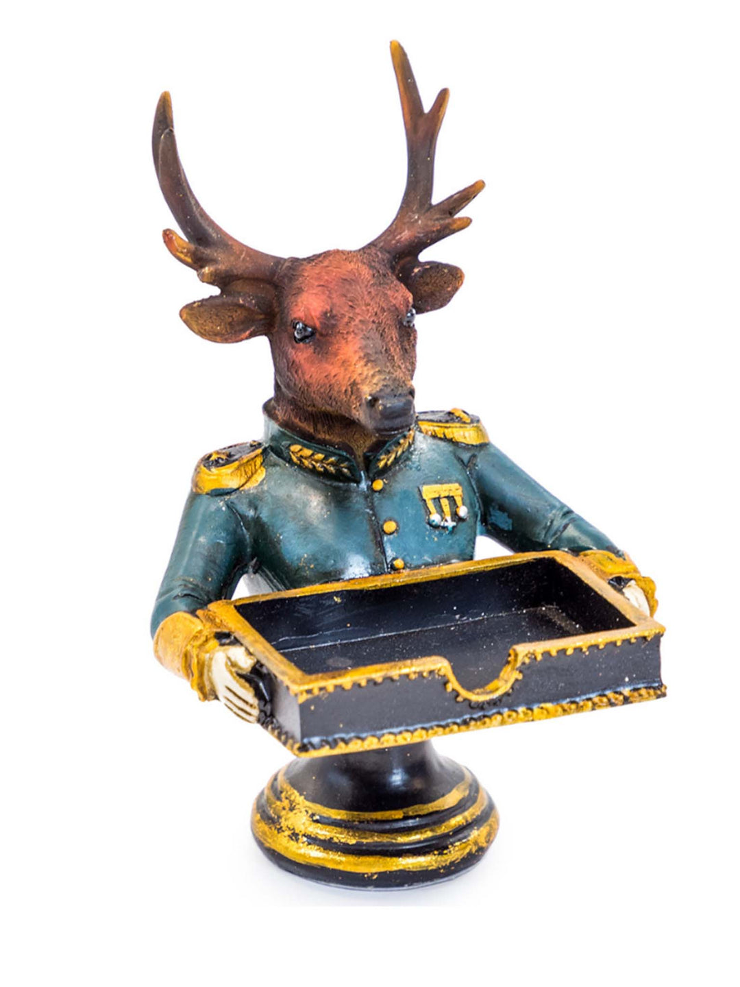 Stag Holding Sweet Tray, Deer Key Holder