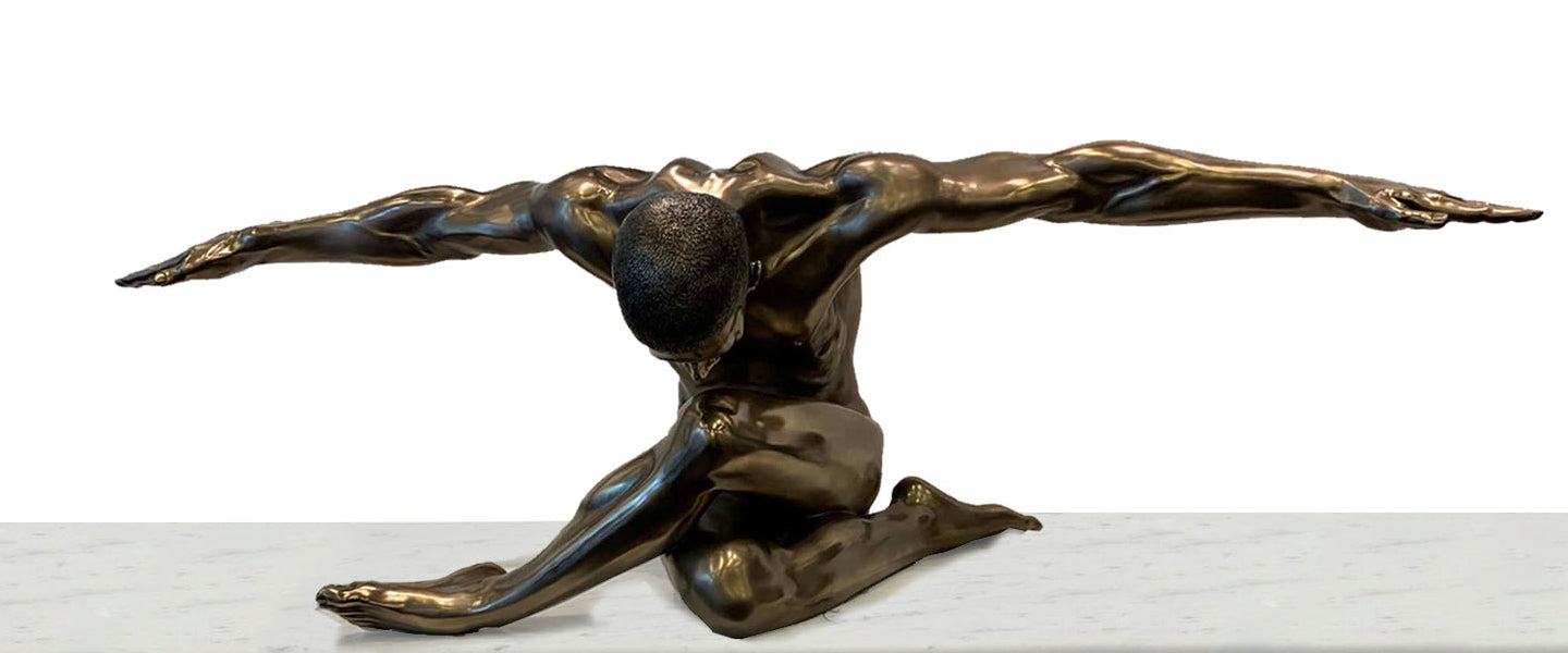 Artistic body statues, Human figuring, large human sculpture, bronze plated sculptures, body sculptures bronze plated, poly resin statues 